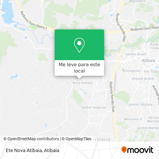 Ete Nova Atibaia mapa
