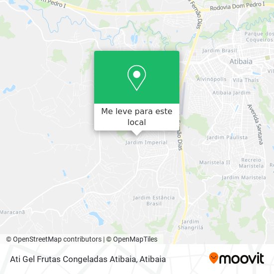 Ati Gel Frutas Congeladas Atibaia mapa