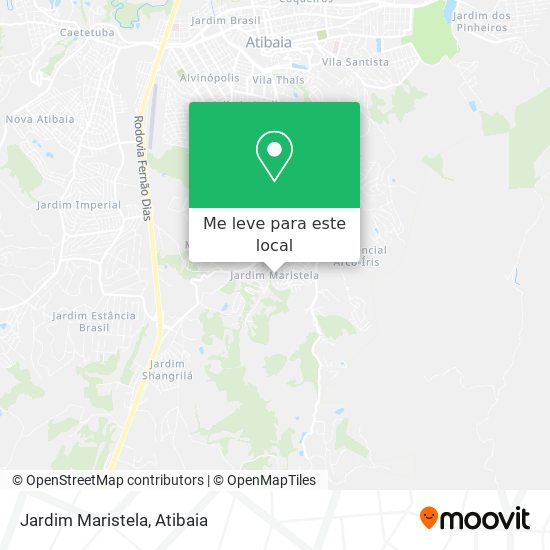 Jardim Maristela mapa