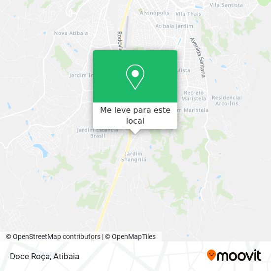 Doce Roça mapa