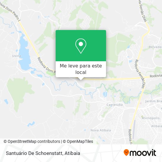 Santuário De Schoenstatt mapa