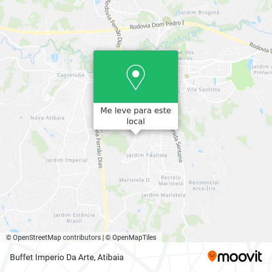 Buffet Imperio Da Arte mapa