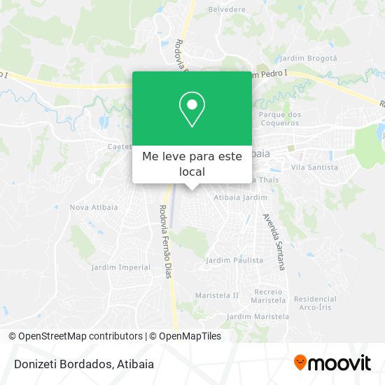 Donizeti Bordados mapa