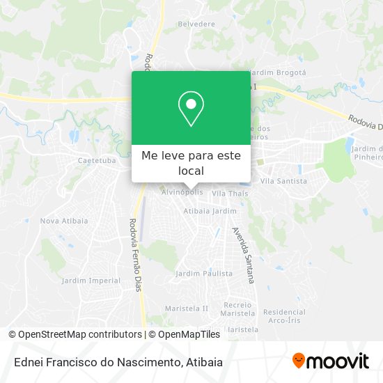 Ednei Francisco do Nascimento mapa