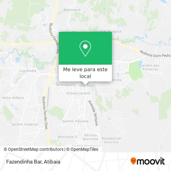 Fazendinha Bar mapa