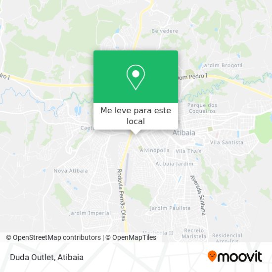 Duda Outlet mapa