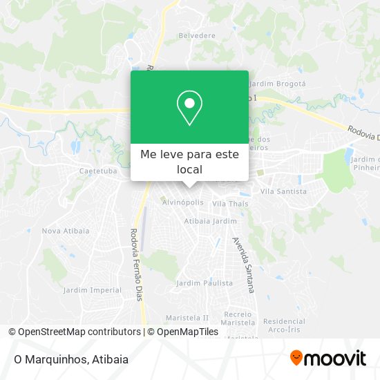 O Marquinhos mapa