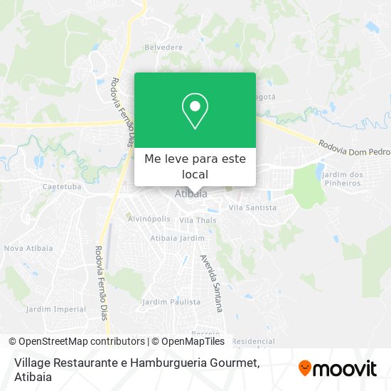 Village Restaurante e Hamburgueria Gourmet mapa