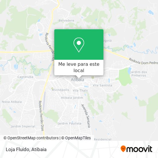 Loja Fluído mapa