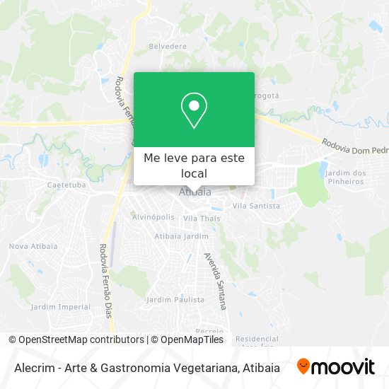 Alecrim - Arte & Gastronomia Vegetariana mapa