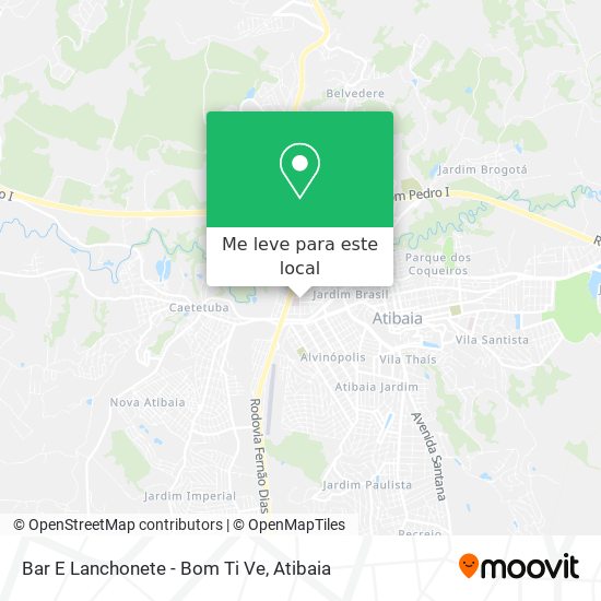 Bar E Lanchonete - Bom Ti Ve mapa
