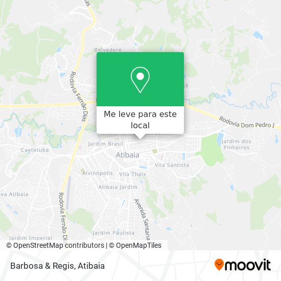 Barbosa & Regis mapa