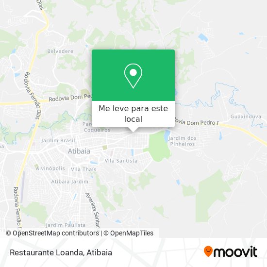 Restaurante Loanda mapa