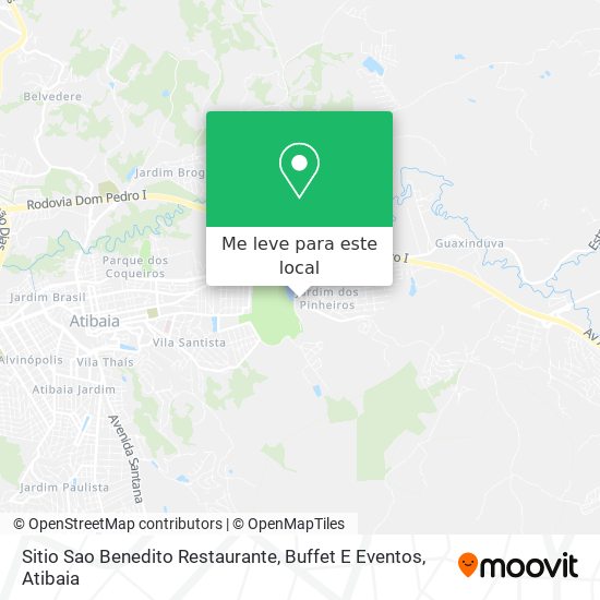 Sitio Sao Benedito Restaurante, Buffet E Eventos mapa