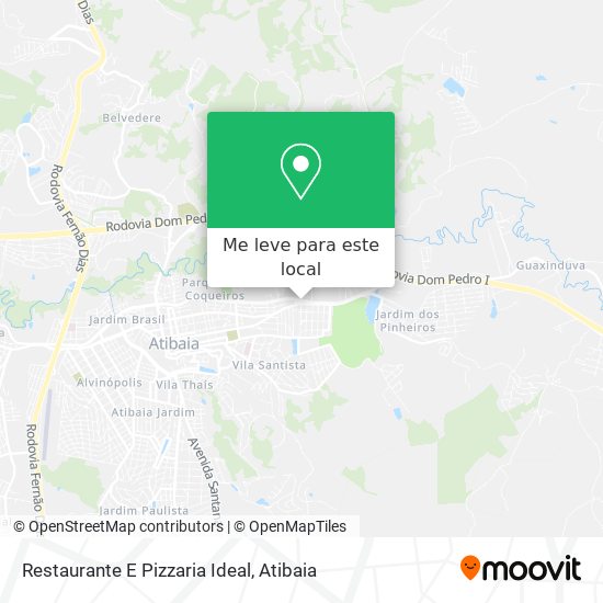 Restaurante E Pizzaria Ideal mapa