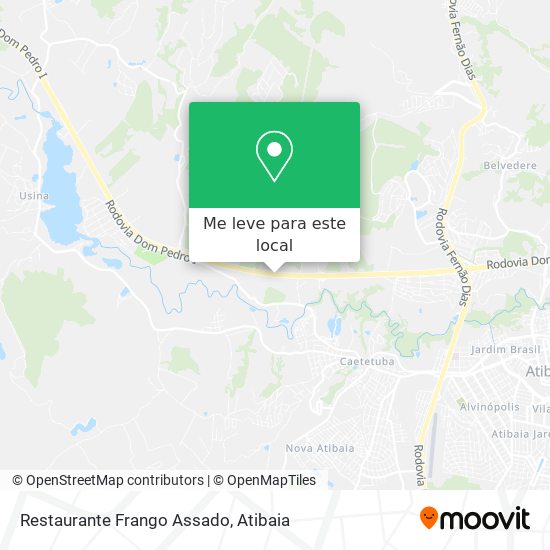 Restaurante Frango Assado mapa