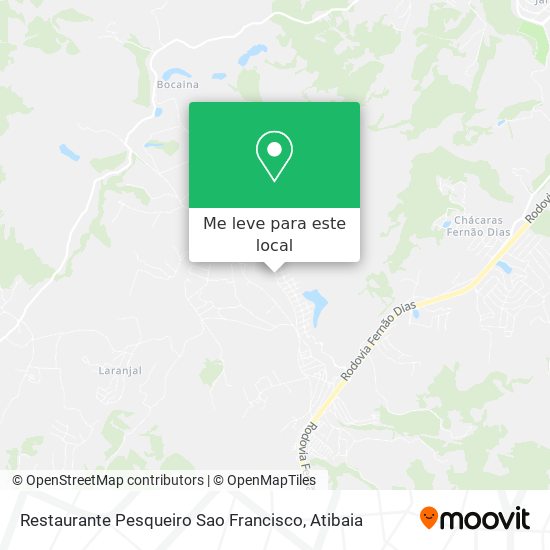 Restaurante Pesqueiro Sao Francisco mapa