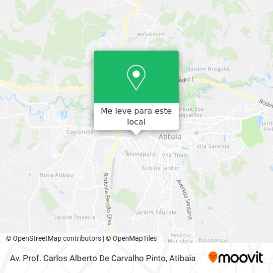 Av. Prof. Carlos Alberto De Carvalho Pinto mapa