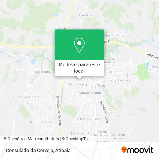 Consulado da Cerveja mapa