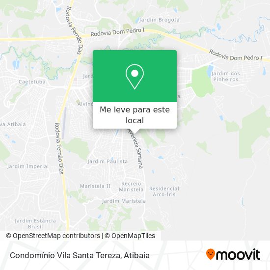 Condomínio Vila Santa Tereza mapa