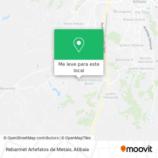 Rebarmet Artefatos de Metais mapa