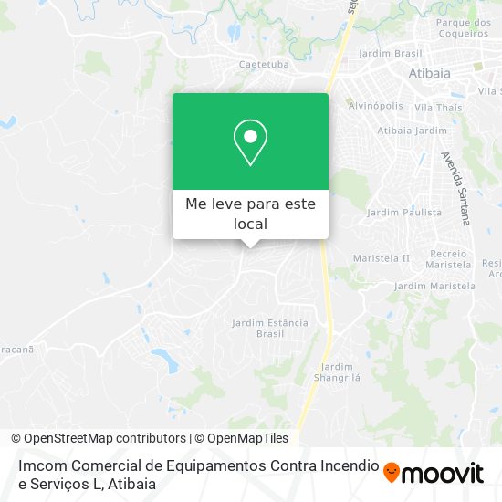 Imcom Comercial de Equipamentos Contra Incendio e Serviços L mapa