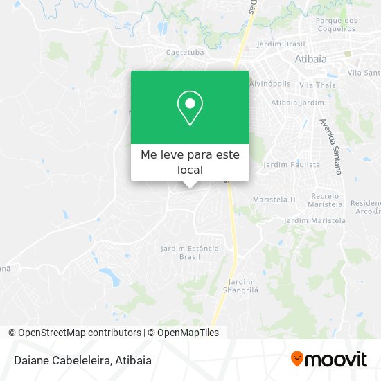 Daiane Cabeleleira mapa