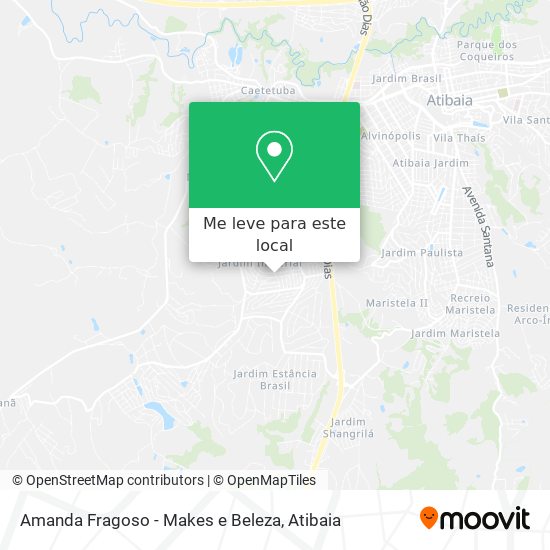 Amanda Fragoso - Makes e Beleza mapa