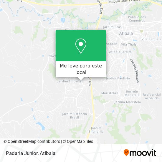 Padaria Junior mapa