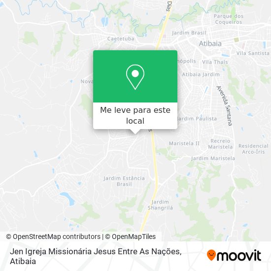 Jen Igreja Missionária Jesus Entre As Nações mapa
