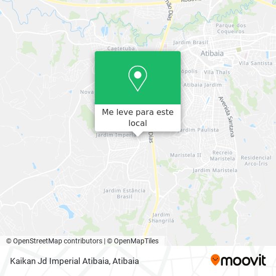Kaikan Jd Imperial Atibaia mapa