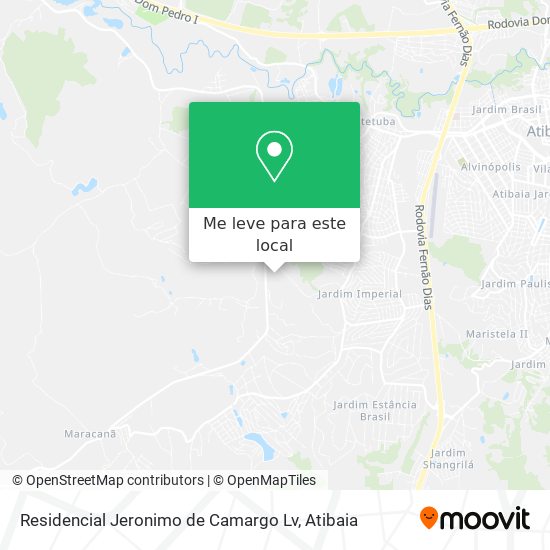 Residencial Jeronimo de Camargo Lv mapa