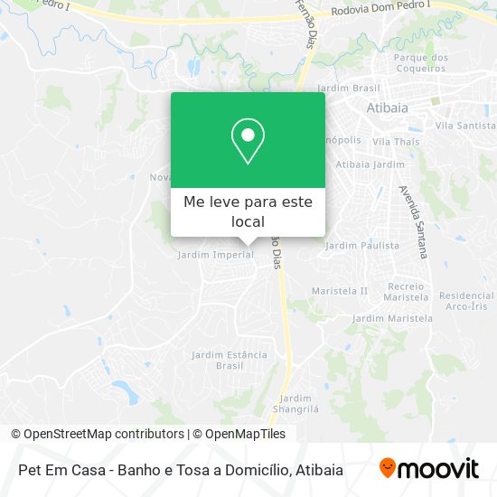 Pet Em Casa - Banho e Tosa a Domicílio mapa