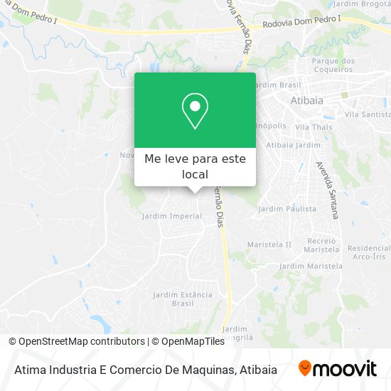 Atima Industria E Comercio De Maquinas mapa