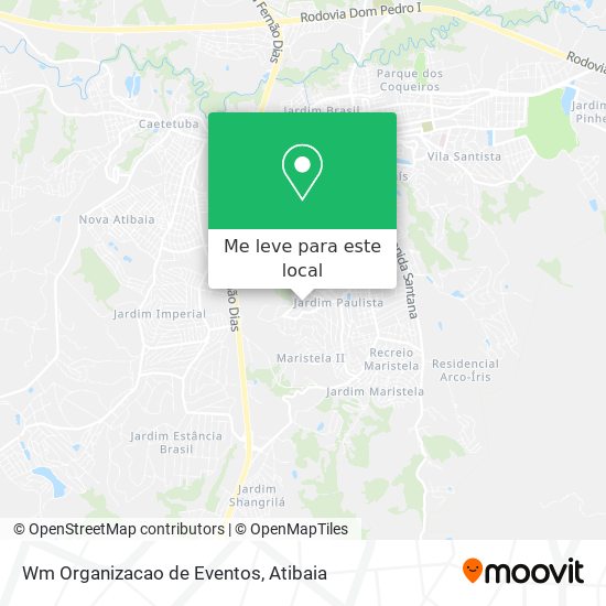 Wm Organizacao de Eventos mapa