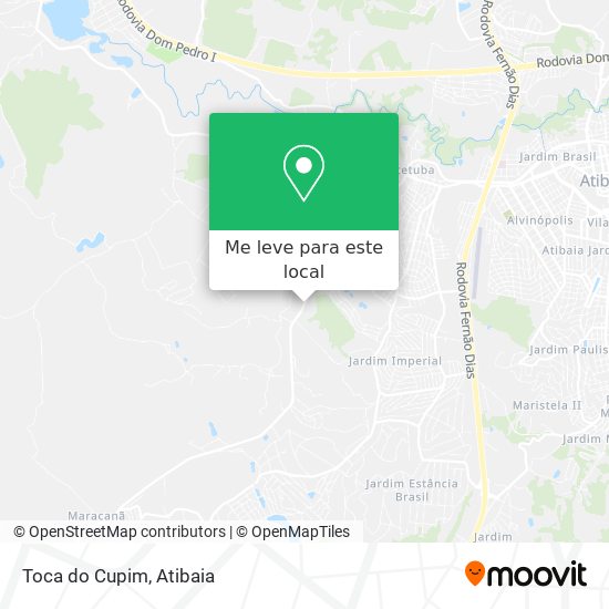Toca do Cupim mapa