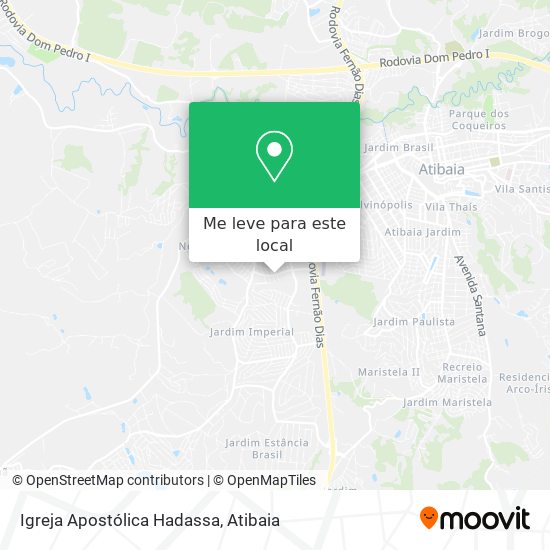 Igreja Apostólica Hadassa mapa
