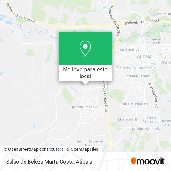 Salão de Beleza Marta Costa mapa