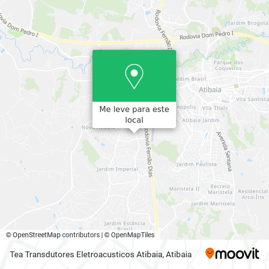 Tea Transdutores Eletroacusticos Atibaia mapa