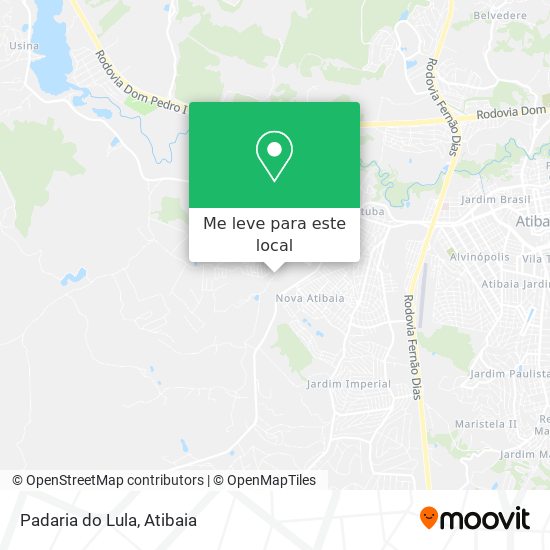 Padaria do Lula mapa
