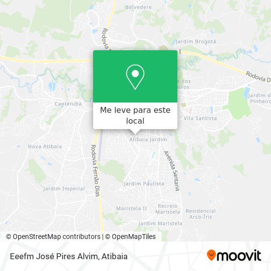 Eeefm José Pires Alvim mapa