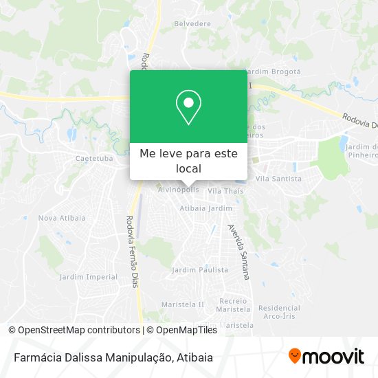 Farmácia Dalissa Manipulação mapa