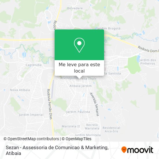 Sezan - Assessoria de Comunicao & Marketing mapa