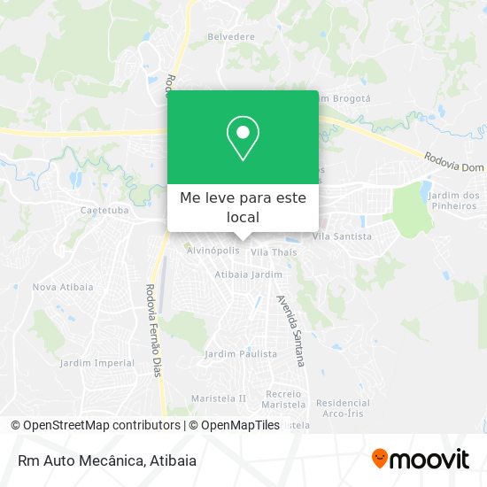 Rm Auto Mecânica mapa