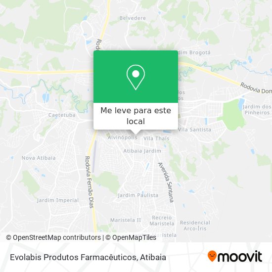 Evolabis Produtos Farmacêuticos mapa