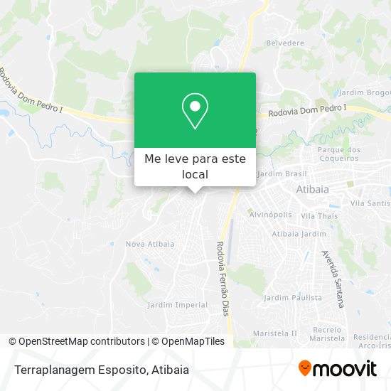 Terraplanagem Esposito mapa
