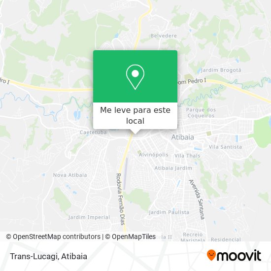 Trans-Lucagi mapa