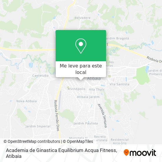 Academia de Ginastica Equilibrium Acqua Fitness mapa