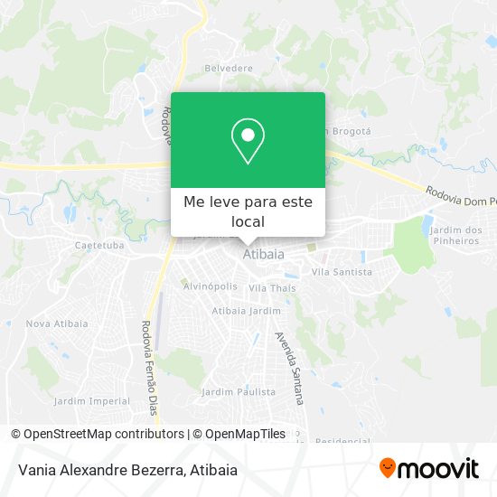 Vania Alexandre Bezerra mapa