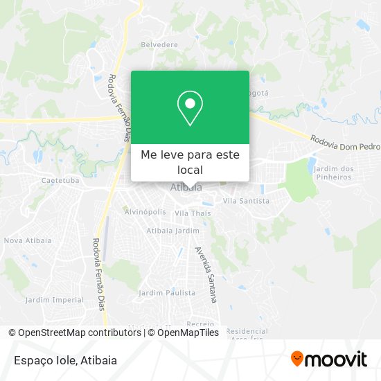 Espaço Iole mapa